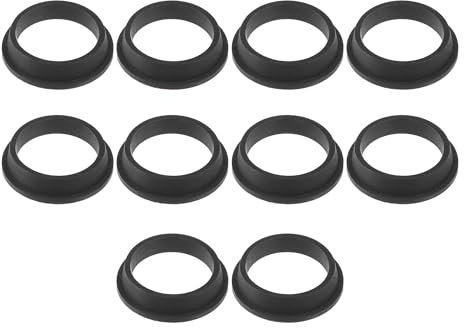 INFINAUTO Parking Sensor Seal, Rear Parking Reverse Sensor Ring No.66206923000 for BMW 128i 2008-2013 Black, 10 Pcs
