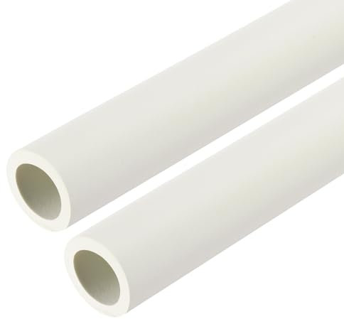 QUARKZMAN 2pz Tubo di Isolamento in Schiuma per Tubi Isolamento Termico 25mm(1) ID 35mm(1 3/8) OD 24 per Isolamento Antigelo Impugnatura, Bianco