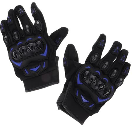 iplusmile 1 Paar Handschuhe Für Handschuhe Fitnessstudio Handball-Handschuhe Handschuhe Zum Training Fahrradhandschuhe Für Herren Motorradhandschuhe rutschfeste Handschuhe Samt Blue