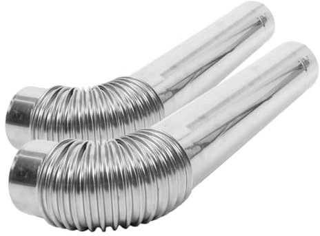 Abaodam Tube Dextension De Cheminée De Remplacement en Acier Inoxydable pour Conduit De Poêle À Bois Tube Dextension De Cheminée De Remplacement pour Conduit De Poêle À Bois