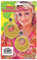 Bristol Novelty BA1082 Gold Mod Glitter Earrings, Womens, One Size