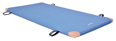 Grevinga sängmatta (VB 80) 200 x 100 x 6 cm x BLAU* med läderhandtag och bärhandtag