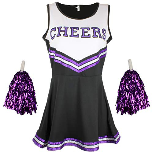 Uniforme de pom-pom girl - Costume High School Musical - Avec pompons