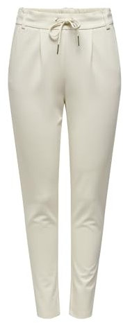 ONLY Damen Onlpoptrash Easy Colour Pant PNT Noos Hose 15115847,Cloud Dancer,M / 32L