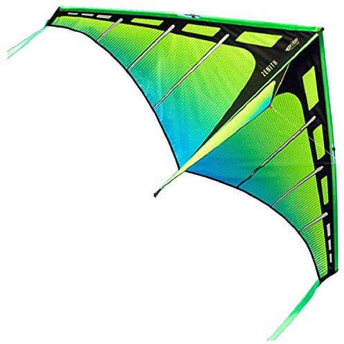 Prism Kite Technology Zenith 7 Aurora Single Line Kite, ready to fly with line, winder and travel sleeve
