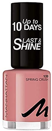 Manhattan Last und Shine Nagellack, Nr.120 Spring Crush, 8 ml