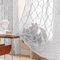 MIULEE 2er Set Voile Marokko Vorhang Sheer mit Ösen Transparente Optik Gardine Ösenschal Wohnzimmer Fensterschal Luftig Chic Lichtdurchlässig Dekoschal für Schlafzimmer, 140x225cm 55x88Inch, Grau