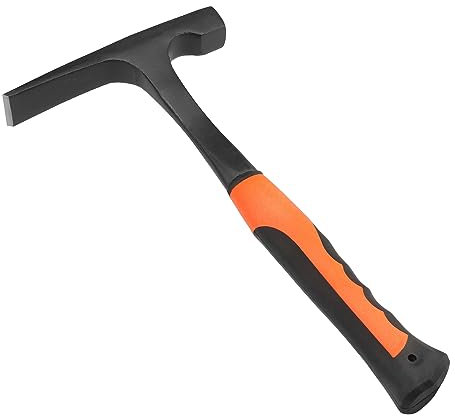 Martillo de ladrillo de 30 onzas, martillo de mampostería, martillo geólogo de acero, martillo de albañil/albañil para minería, por GENHAKON.