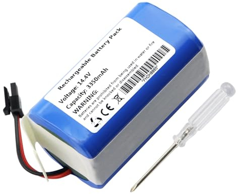 MULS 3350mAh Battery Replacement for Eufy RoboVac LR30 L35 LR20 Hybrid+ Robot Vacuum Cleaners PN:Eufy CMICR18650F9M-4S1P T2996011