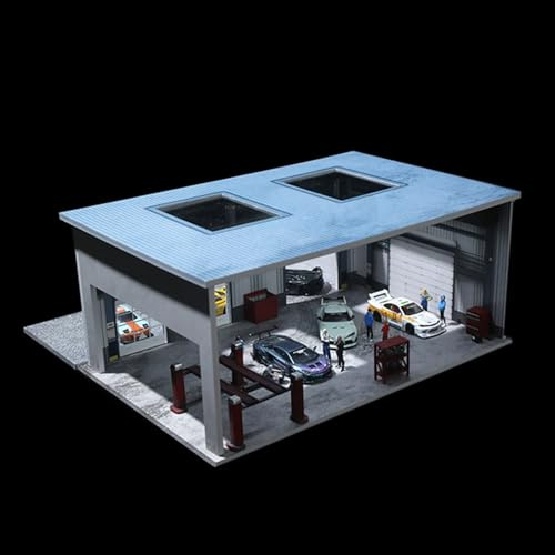 Bivitre 1/64 Diorama Display Case Garage with LED Lights (Factory)
