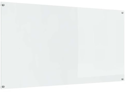 vidaXL Küchenrückwand Transparent 110 x 60 x 0,6 cm Gehärtetes Glas, Moderner Küchenspiegel, hitzebeständige Glasscheibe, stylisches Upgrade, minimalistisches Schutzpaneel