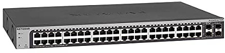 NETGEAR GS748T 48 Port Gigabit Ethernet LAN Switch Smart (Netzwerk Switch Managed mit 4x 1G SFP, Desktop oder 19 Zoll Rack-Montage, ProSAFE Lifetime-Garantie)