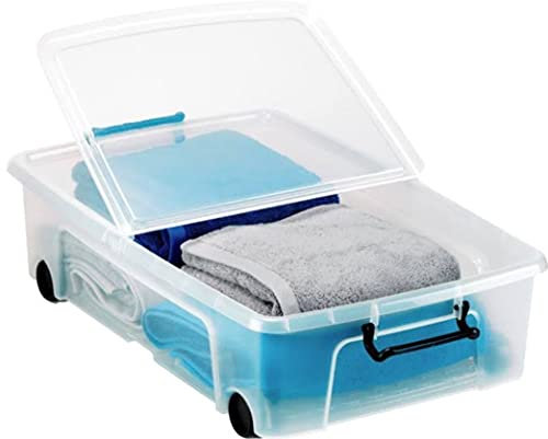 Strata Under-bed Smart Plastic Storage Box 35 Litre - Color: none