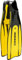 Cressi Pro Star Fins Pinne Alta Resa per Immersione, Apnea e Snorkeling, Nero/Giallo, 43/44
