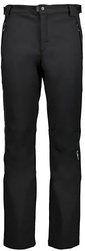 CMP - Pantalone Lungo da Uomo, Nero, 48