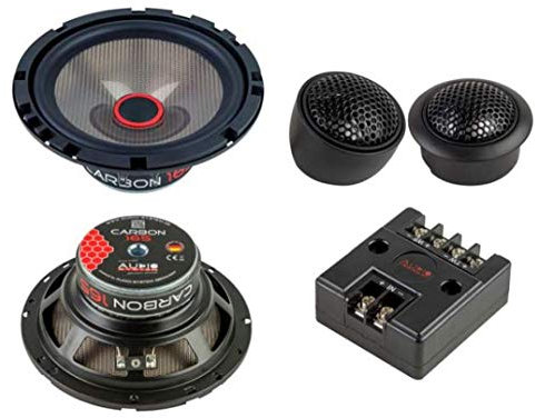 Audio System Carbon 165 Lautsprecher 16,5cm 2-Wege Compo Speaker System - Set