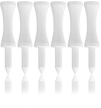 LIKOSO tee de Golf de Bamboo 100 Piezas 51MM, Blanco