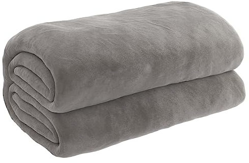 vidaXL Tyngdtäcke med påslakan grå 138x200 cm 6 kg tyg