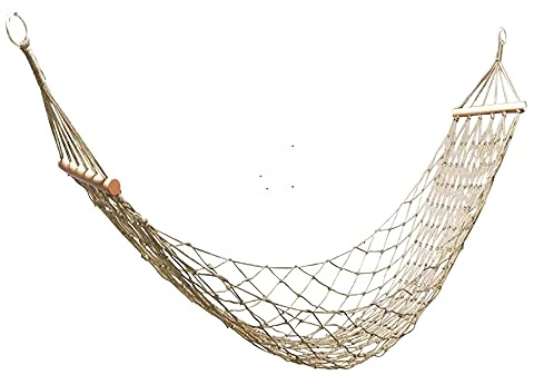 Hamacas de Cuerda de algodón, Hamaca Tradicional Tejida a Mano con esparcidor de Madera, Hamaca Infantil para Exteriores, Interiores, Patio, máximo 220 Libras