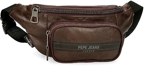 Pepe Jeans Horley Riñonera Marrón 30x13x5 cms Poliéster