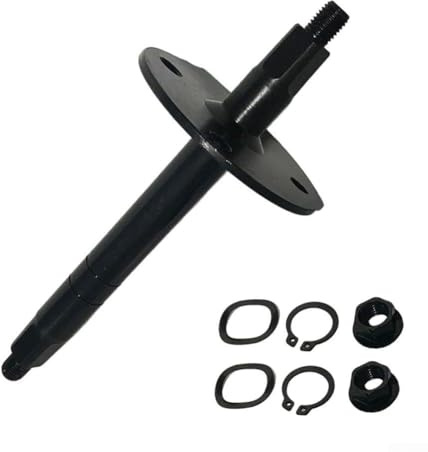Yuanpgky Pedal de eje de rueda central para bicicleta, pieza de repuesto para equipo de fitness, 180 mm/165 mm de longitud, 17 mm/20 mm de diámetro, construcción (20 mm x 180 mm)
