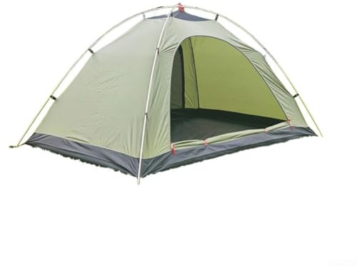 Besttoolifes Tenda da campeggio leggera autoportante, rete a prova di zanzare, base Oxford impermeabile PU4000, poliestere 190T, adatta per 2 persone, viaggi all'aperto (verde)