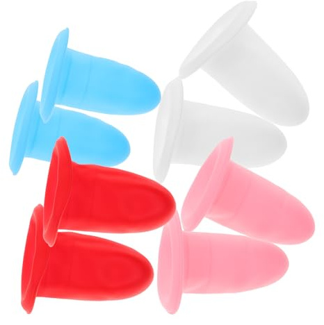 TOYZFRIENDY Set 8 Pezzi Manicotti Elastici in Silicone per Bottiglie da Viaggio 22cm, Coperture Anti-perdita Colorate per Contenitori Shampoo e Cosmetici, Accessori Pratici per Viaggi Lunghi