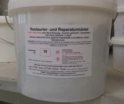Restaurierungsmörtel/Reparaturmörtel. Feinmörtel 10 kg im Eimer