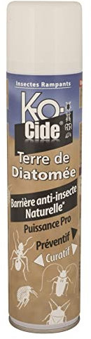K-OCIDE - Terre de Diatomée - Insectes Rampants - Produit Naturel - Action Mécanique - 400 ml, voir photo