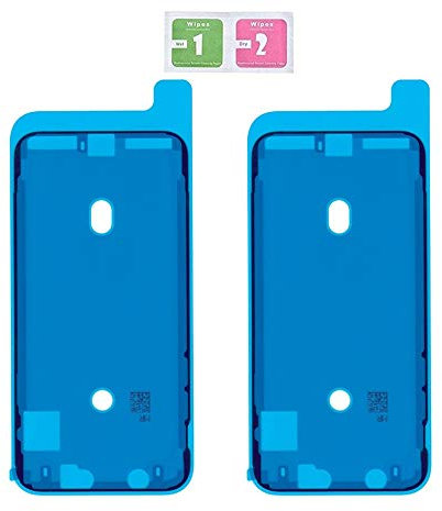 LTZGO 2 Stück Schwarz Kleber Adhesive Ersatz für iPhone X wasserdichte Klebefolie LCD Display Adhesive Klebeband Sticker Dichtung für Display Bildschirm Touchscreen und Rahmen Gehäuse