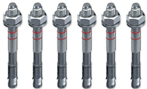 M12 x120mm - 10 Stück/Schwerlastanker OPTION 7 Bolzenanker verzinkt mit ETA Zulassung in Industriequalität Ankerbolzen Keilanker Schwerlastdübel