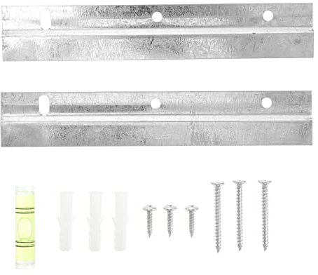 1 Satz Wandbehang Bildaufhängeklampe Hardware-kit Z-clips Z-stange Klampe Spiegel French Cleat Bildaufhänger Sägezahn-bildaufhänger Z-clips Zum Aufhängen Verriegeln Kopfteil Eisen