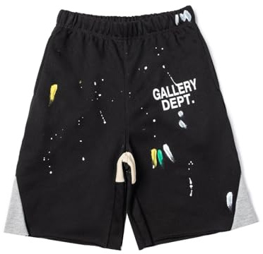 YANGSMEN Retro High Street Hip Hop Graffiti Pantaloncini Sportivi per Gli Uomini E Le Donne Sport Estivi Pantaloncini Casual-Color-4||S