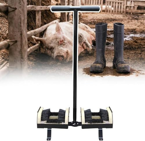 YANGYMM Spazzola Raschiante per Scarpe da Esterno, Strumento Compatto per Raschiare Gli Stivali, Spazzola per Scarpe da Calcio, Pulisce Il Fango dagli Stivali da Pioggia - Efficace Rimozione Fango