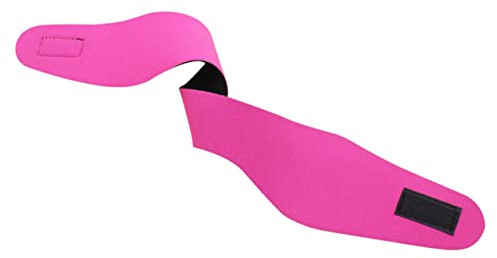 EXAOMBLE Diadema de Neopreno para Natación Tamaño M Rosa Fucsia, Banda Deportiva Ajustable, Protección para Orejas, para Adultos en Natación, Yoga y Deportes Acuáticos al Aire Libre
