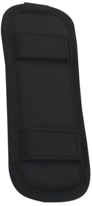 iplusmile Almohadilla para Correa de Mochila Acolchada Soporte de Hombro para Aliviar Presión Accesorio Negro para Bolsas Escolares Senderismo
