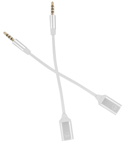 HOMSFOU 2piezas Adaptador USB c Conector De Auriculares Tipo c Adaptador De Auriculares para Teléfono Portátil Sonido De Alta Fidelidad para Teléfonos Portátiles y Tabletas