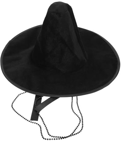 BESPORTBLE Sombrero de copa plano antiguo coreano: tocado oficial de Hanfu - gorra de disfraz - tocado decorativo tradicional para representaciones teatrales, fiestas y festivales.