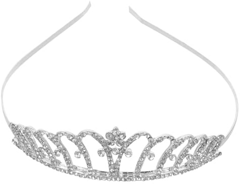 Diadème Garçon Fille Strass Brillant Serre-tête pour Fête Anniversaire Carnaval et Mariage Accessoire Coiffure Chic pour Filles Cadeau