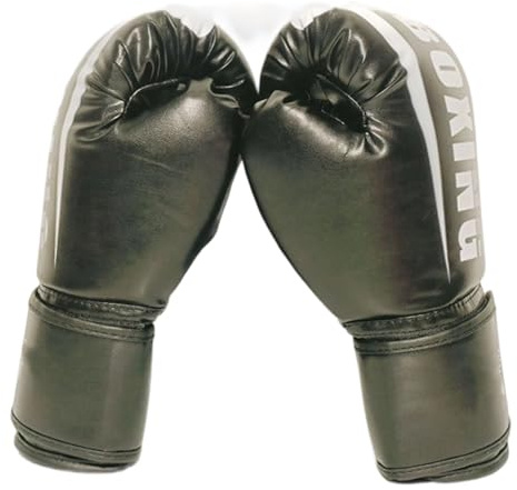 AMISENK 1 par de guantes de boxeo profesionales a prueba de golpes, diseño que mejora la muñeca para lucha, deportes, guantes de boxeo para fitness