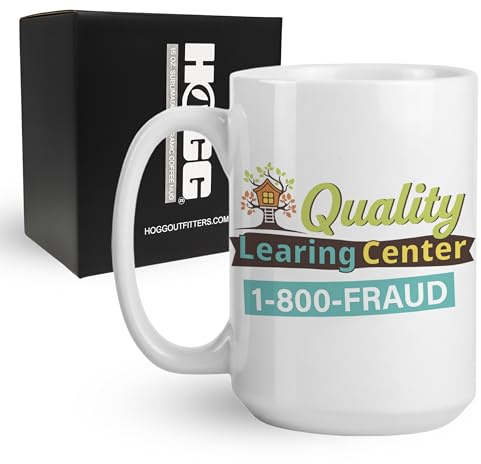 Hogg Quality Learing Center Mug, 15 oz Political Coffee Cup, Quality Learning Center Mug, Political Gift, Viral Meme Gift, Minnesota Fraud, Daycare Fraud