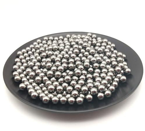 CATAPULT AMMO TARGET PRACTICE BALL SOLID ALL0Y 11MM SILVER SLINGSHOT STEEL BALLS PRECISION HUNTING HIGH DENSITY ROUND PELLET POLISHED TARGET PRACTICE SMOOTH REUSABLE LARGE (500)
