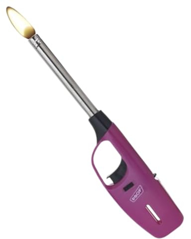 Sicignano Accendino a Gas con Canna Lunga, Colori Assortiti, 1 Pezzo, per Cucina e Barbecue