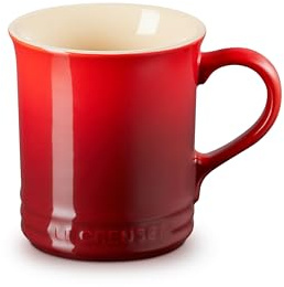 Le Creuset Stoneware 12-Ounce Mug, Cerise (Cherry Red)