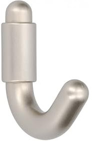 SIRO Kleiderhaken Bottrop, Modern, Schlicht, Kunststoff metallisiert nickel, 70 mm x 62 mm x 18 mm, LA 20 mm, 0488/MV7