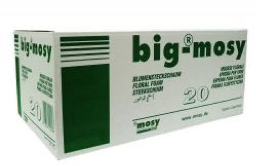 mosy Steckschaum - Ziegel, II Wahl, 20 Stck, Steckmasse, Frisch-Blumen, Schnittblumen, Blumen-Gestecke, Tisch-Deko