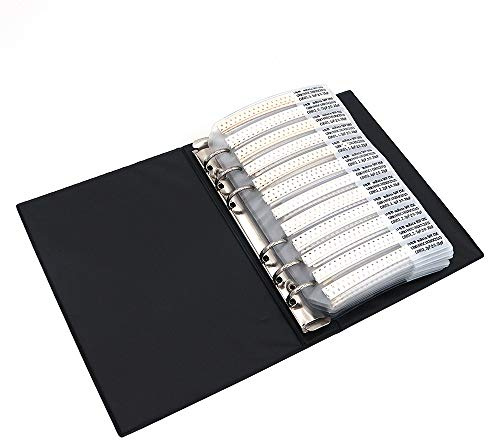 DollaTek Kapacitor 0603 (0.5pF-2.2uF) 90 värde x 50 st = 4500 st SMD SMT kapacitor kombo prov boksats