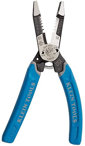 Klein Tools K12035 Klein-Kurve Wire Cutters, Heavy Duty Wire Stripping Tool