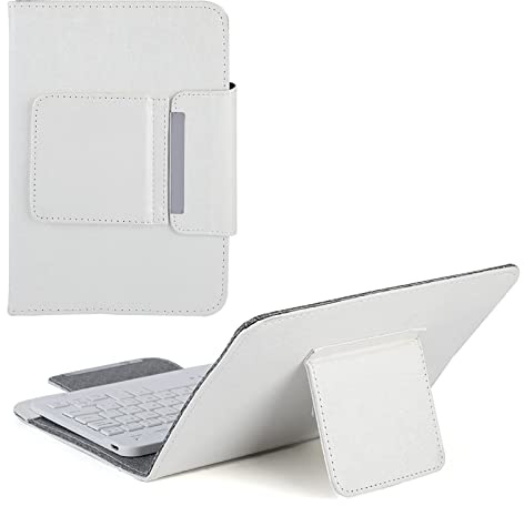 Tangentbordsväska för 7-tums BT-tangentbord, Skyddskåpa Av PU-läder för Smartphones (tangentbordet Ingår inte) (Kompatibel med 7-tums Bluetooth-tangentbord)