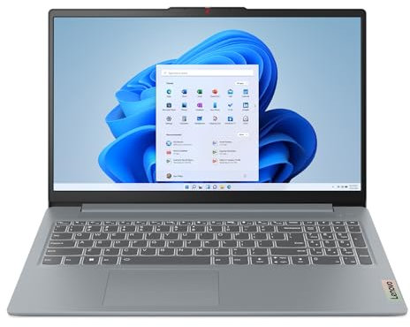 Lenovo Ideapad Slim 3 - Ordenador portátil 15 15.6 FHD (Intel i5-12450H, 16GB, 1 TB SSD, Windows 11 Home) Teclado QWERTY español - Gris